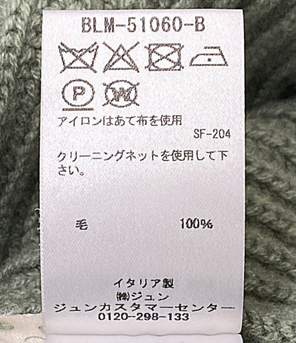 美品 Cristaseya クリスタセヤ カシミヤラグランニットプルオーバー BLM-51060-B レディース SIZE M