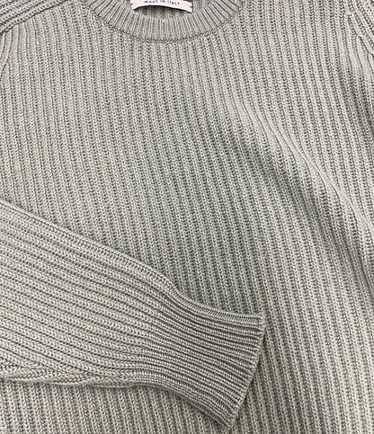 美品 Cristaseya クリスタセヤ カシミヤラグランニットプルオーバー BLM-51060-B レディース SIZE M