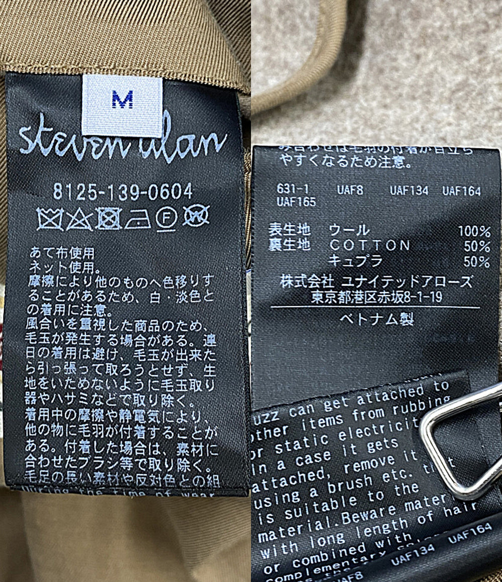 美品 steven alan コート ブラウン 8125-139-0604 メンズ SIZE M スティーブンアラン