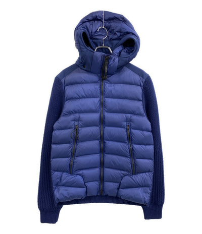 C.P. COMPANY ゴーグルダウンジャケット ニット切替 ネイビー 03CMKN032A メンズ SIZE 50 シーピーカンパニー