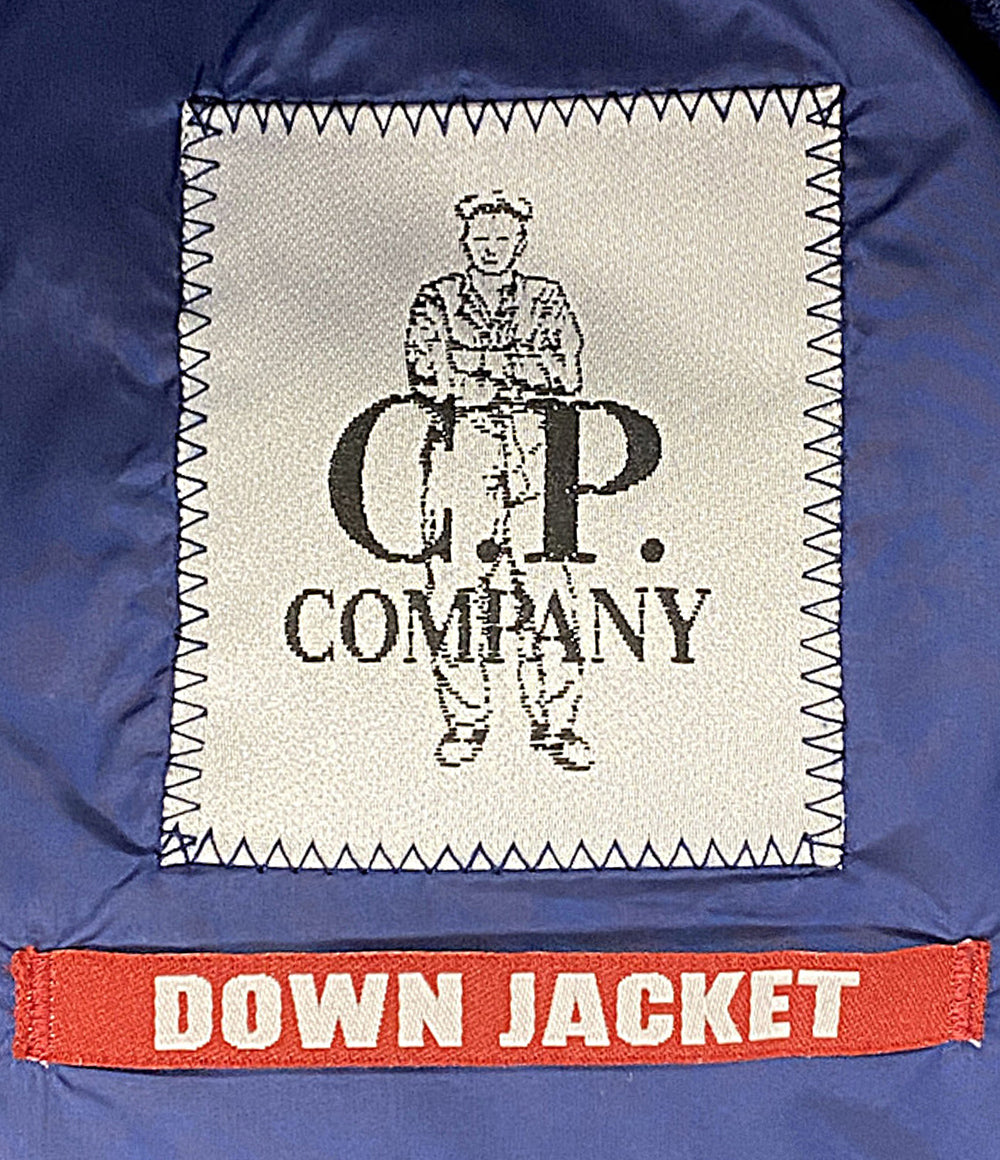 C.P. COMPANY ゴーグルダウンジャケット ニット切替 ネイビー 03CMKN032A メンズ SIZE 50 シーピーカンパニー