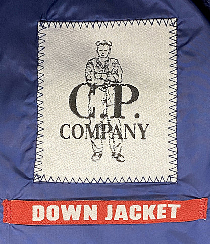 C.P. COMPANY ゴーグルダウンジャケット ニット切替 ネイビー 03CMKN032A メンズ SIZE 50 シーピーカンパニー
