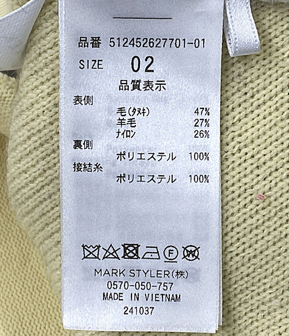 ELENDEEK ニットコート 512452627701-01 レディース SIZE 02 エレンディーク
