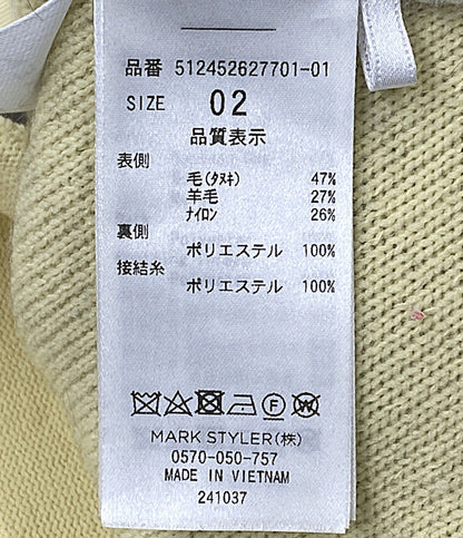 ELENDEEK ニットコート 512452627701-01 レディース SIZE 02 エレンディーク