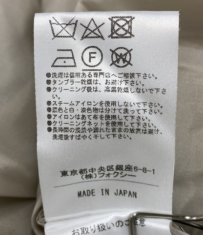 foxey フランネル ロールカラー ウール 2way ワンピース 42435-A00F206T-2 レディース SIZE 38 フォクシー