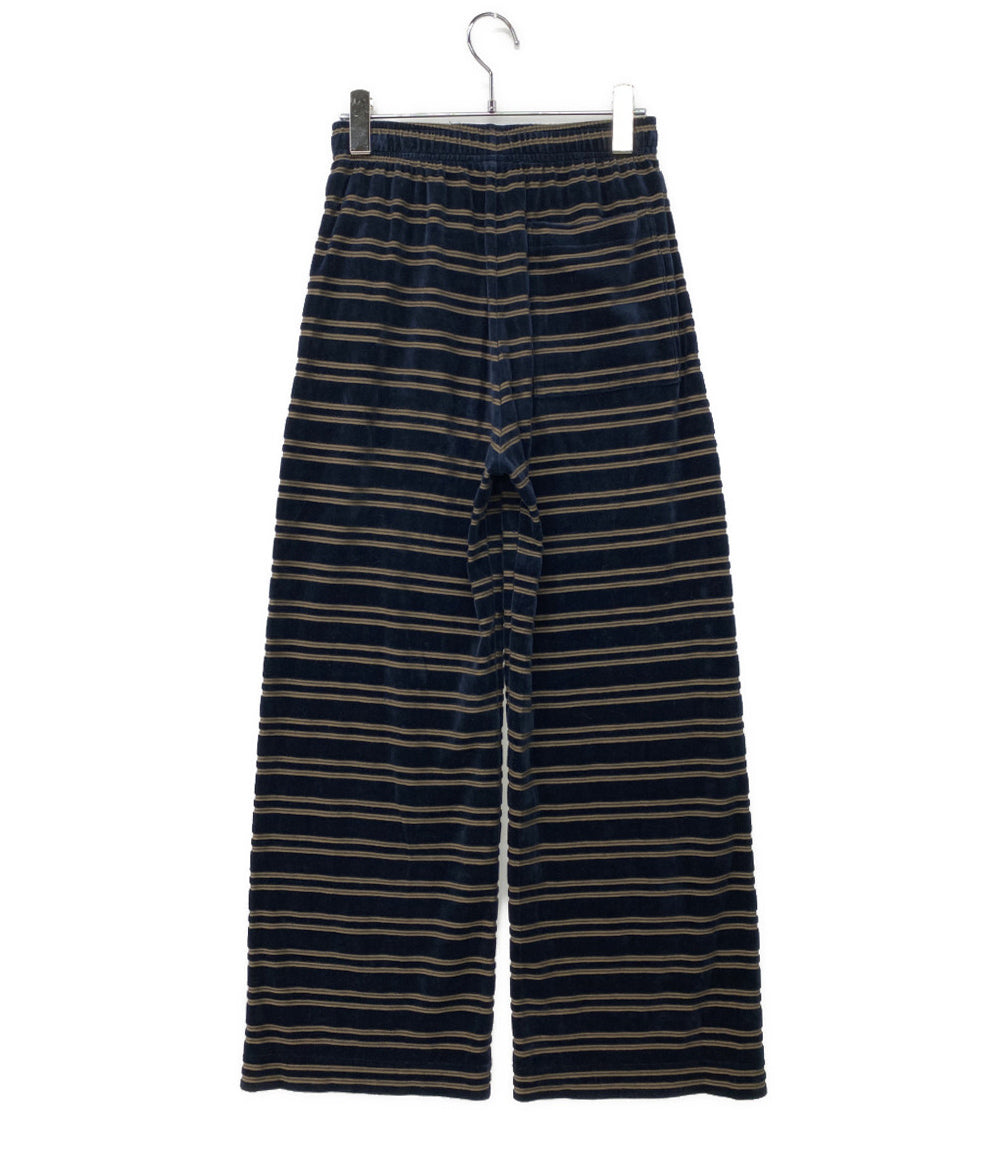PHEENY フィーニー パンツ Velvet border wide pants レディース SIZE 1
