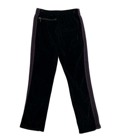 NEEDLES パンツ J0229 ベロアサイドライン ブラック メンズ SIZE S ニードルズ