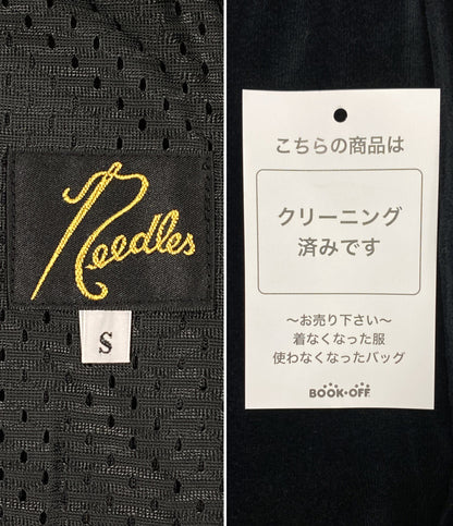 NEEDLES パンツ J0229 ベロアサイドライン ブラック メンズ SIZE S ニードルズ