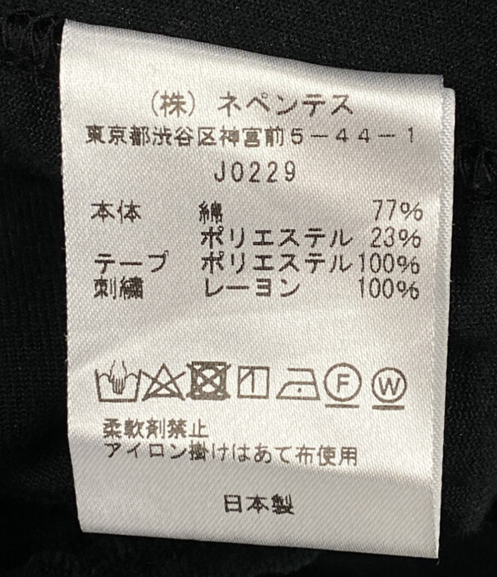 NEEDLES パンツ J0229 ベロアサイドライン ブラック メンズ SIZE S ニードルズ