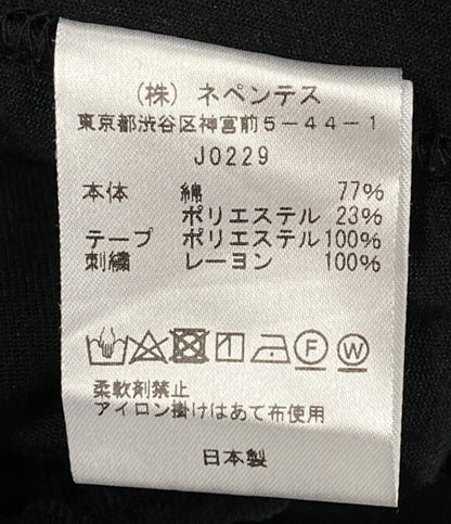 NEEDLES パンツ J0229 ベロアサイドライン ブラック メンズ SIZE S ニードルズ