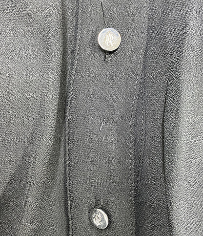 RALPH LAUREN 長袖ワンピース ブラック シャツワンピース 0200011724 レディース SIZE 4 ラルフローレン