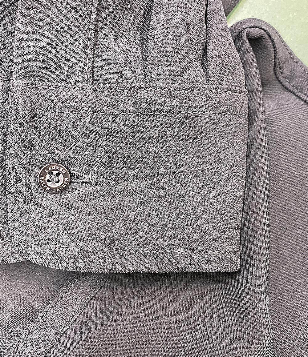 RALPH LAUREN 長袖ワンピース ブラック シャツワンピース 0200011724 レディース SIZE 4 ラルフローレン