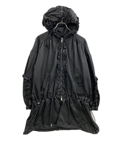 ENFOLD フリルブルゾン ブラック 25AW 300IA130-1441 レディース SIZE 36 エンフォルド