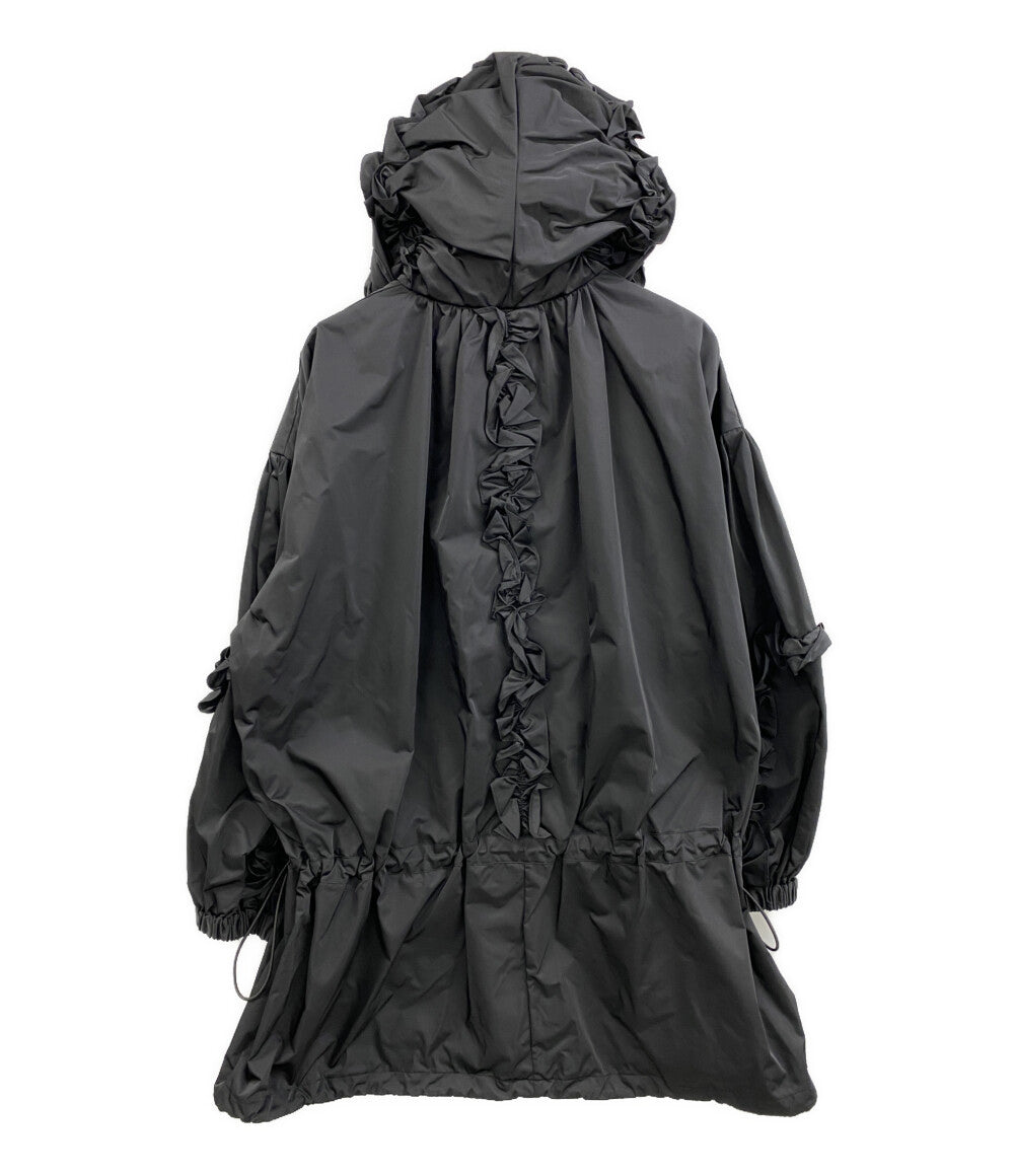 ENFOLD フリルブルゾン ブラック 25AW 300IA130-1441 レディース SIZE 36 エンフォルド