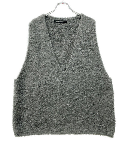 mizuiro ind ベスト 25AW ヘアリーヤーン グレー レディース SIZE - ミズイロインド
