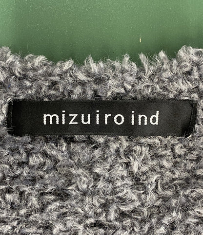 mizuiro ind ベスト 25AW ヘアリーヤーン グレー レディース SIZE - ミズイロインド