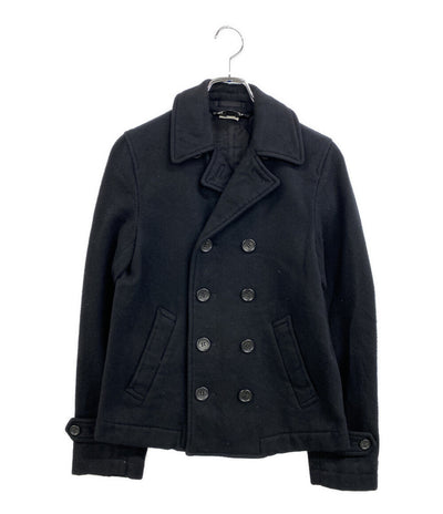 COMME des GARCONS ピーコート BLACK ウール縮絨 AP2022 1J-C001 レディース SIZE XS コムデギャルソン