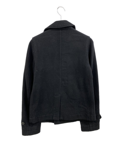 COMME des GARCONS ピーコート BLACK ウール縮絨 AP2022 1J-C001 レディース SIZE XS コムデギャルソン