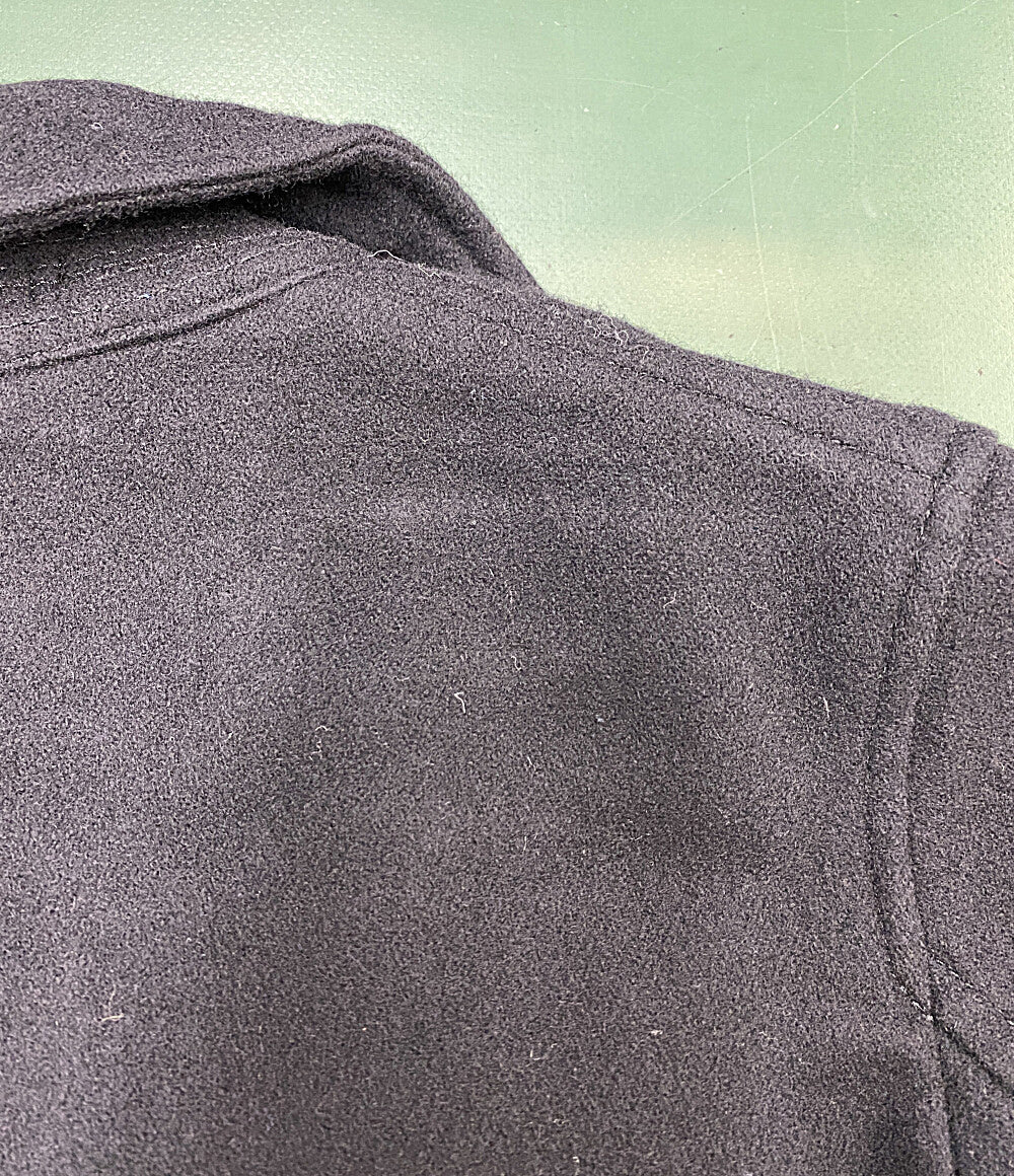 COMME des GARCONS ピーコート BLACK ウール縮絨 AP2022 1J-C001 レディース SIZE XS コムデギャルソン