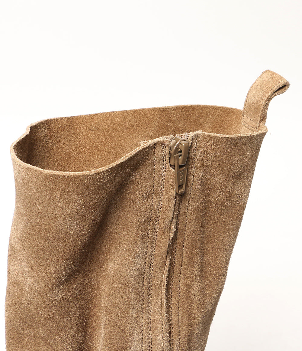 BRUNELLO CUCINELLI ブーツ ベージュ スウェード レディース SIZE 38 ブルネロクチネリ