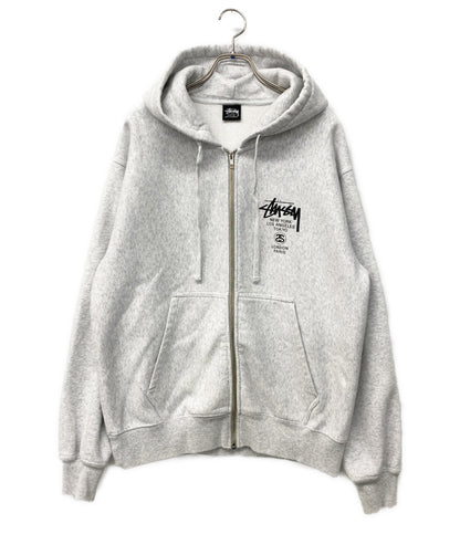 STUSSY パーカー Z4000SZS23 ブラックロゴ メンズ SIZE L ステューシー