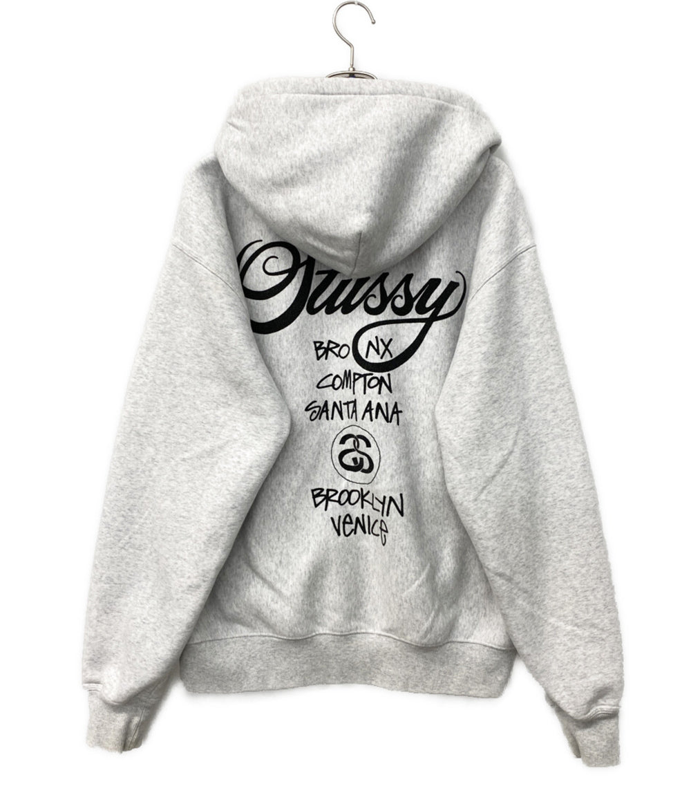 STUSSY パーカー Z4000SZS23 ブラックロゴ メンズ SIZE L ステューシー
