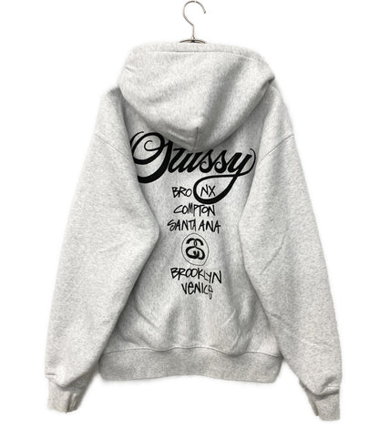 STUSSY パーカー Z4000SZS23 ブラックロゴ メンズ SIZE L ステューシー