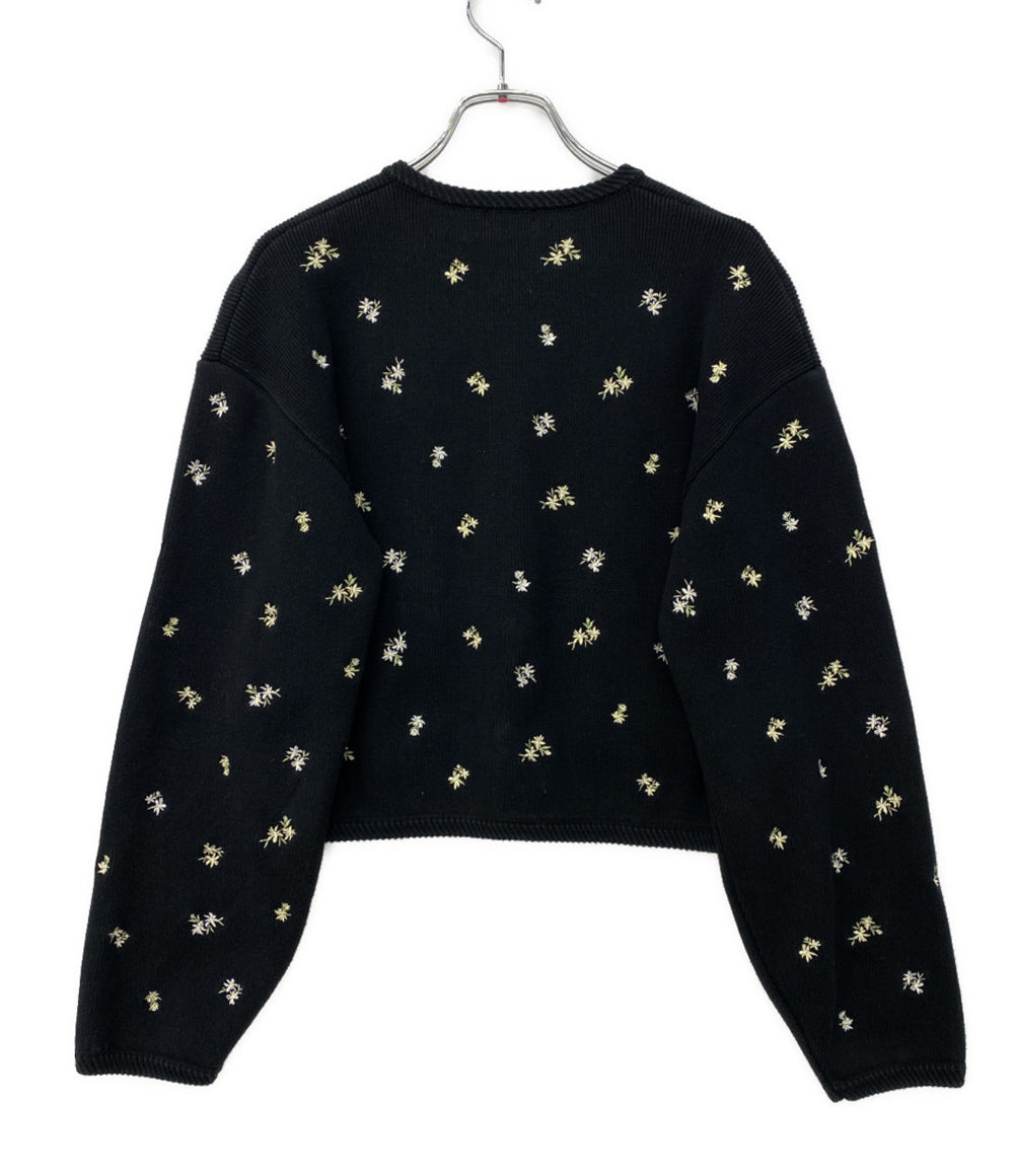 CREDONA クレドナ フラワーカーディガン レディース SIZE F