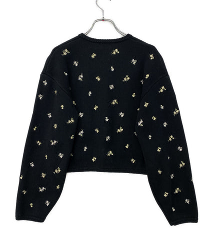 CREDONA クレドナ フラワーカーディガン レディース SIZE F