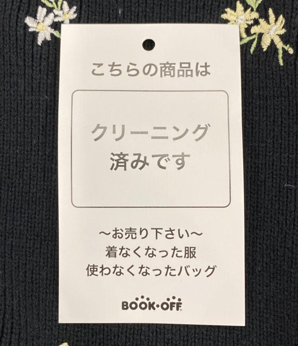 CREDONA クレドナ フラワーカーディガン レディース SIZE F
