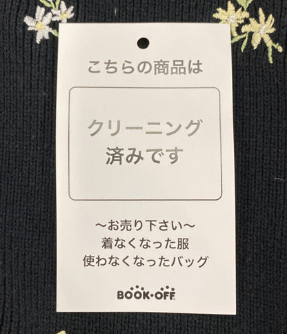 CREDONA クレドナ フラワーカーディガン レディース SIZE F
