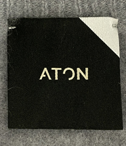 ATON ニット 6930938 カシミヤ グレー レディース SIZE 02 エイトン