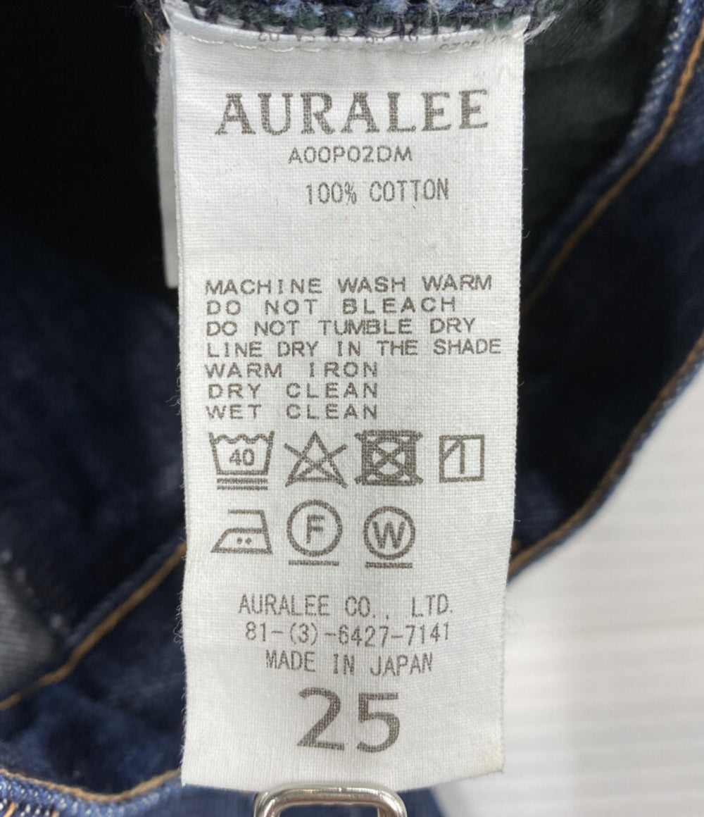 AURALEE デニムパンツ A00P02DM インディゴ レディース SIZE 25 オーラリー