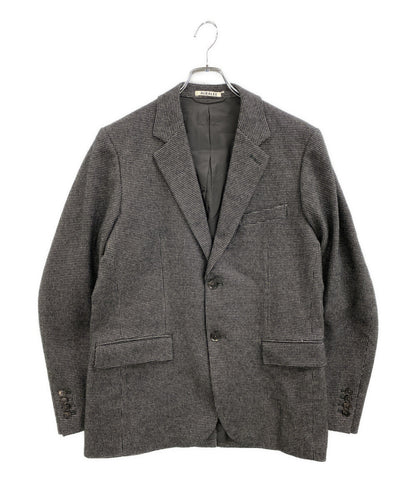 美品 AURALEE テーラードジャケット オーガニックコットンカシミヤウール 22AW A22AJ01OT メンズ SIZE 4 オーラリー