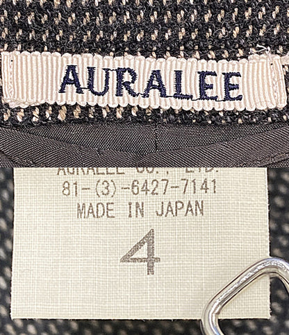美品 AURALEE テーラードジャケット オーガニックコットンカシミヤウール 22AW A22AJ01OT メンズ SIZE 4 オーラリー