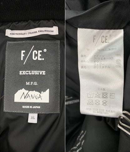 F/CE×NANGA エフシーイー ナンガ ダウンジャケット FNA09232M0003 ブラック 23AW メンズ SIZE XL