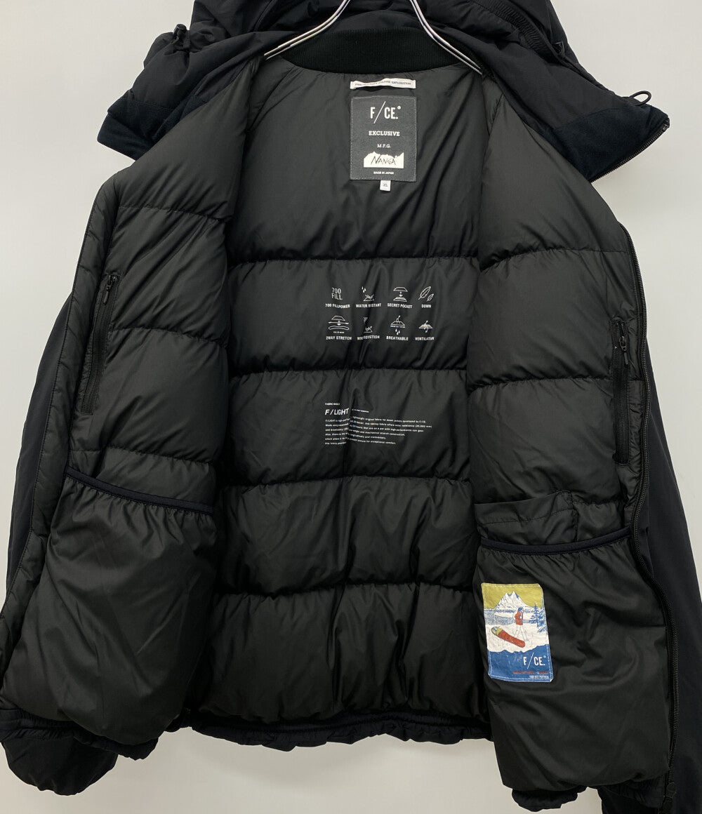 F/CE×NANGA エフシーイー ナンガ ダウンジャケット FNA09232M0003 ブラック 23AW メンズ SIZE XL