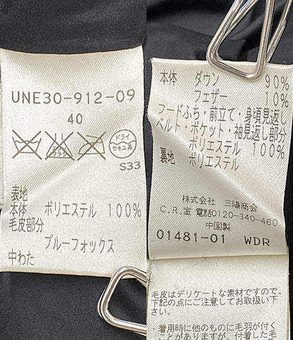 TO BE CHIC コート UNE30-912-09 レディース SIZE 40 トゥービーシック