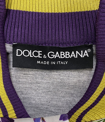 DOLCE & GABBANA ブルゾン フローラルクロップドボンバージャケット F9M72T レディース SIZE 36 ドルチェアンドガッバーナ
