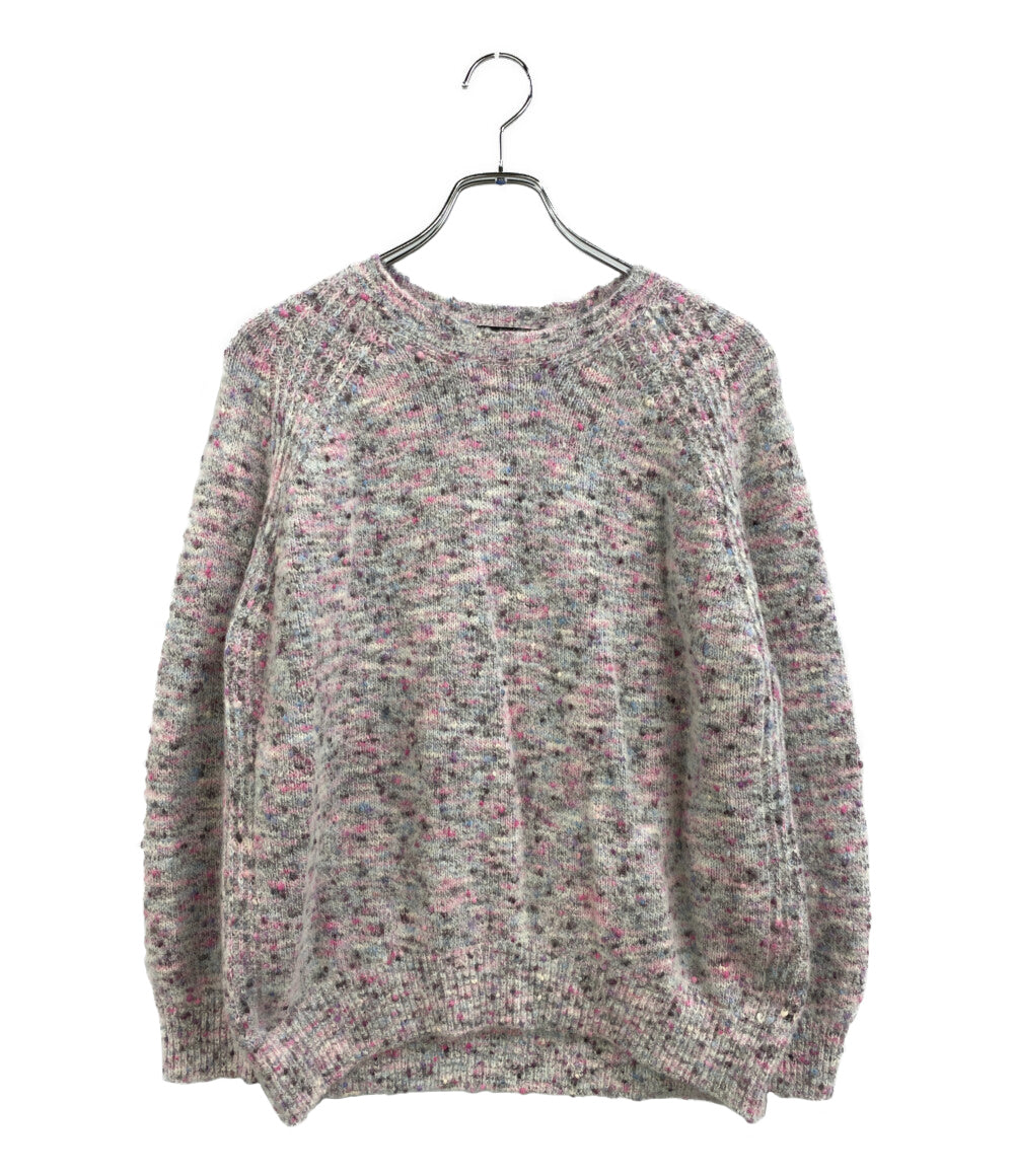 美品 Drawer ニット WINTER1 5Gノットヤーンクルーネックニット 2025 6513-1-000004 レディース SIZE 1 ドゥロワー