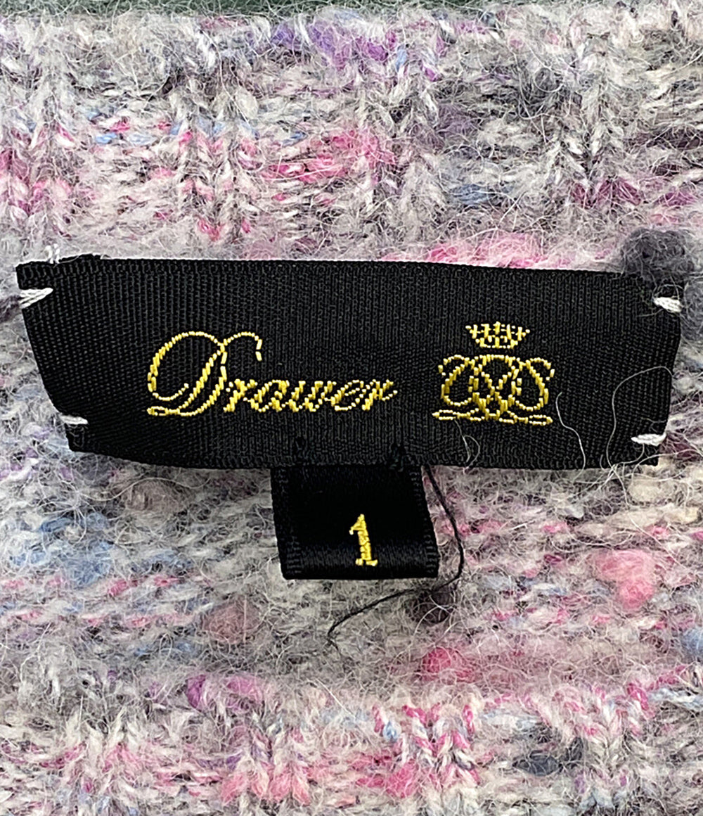 美品 Drawer ニット WINTER1 5Gノットヤーンクルーネックニット 2025 6513-1-000004 レディース SIZE 1 ドゥロワー