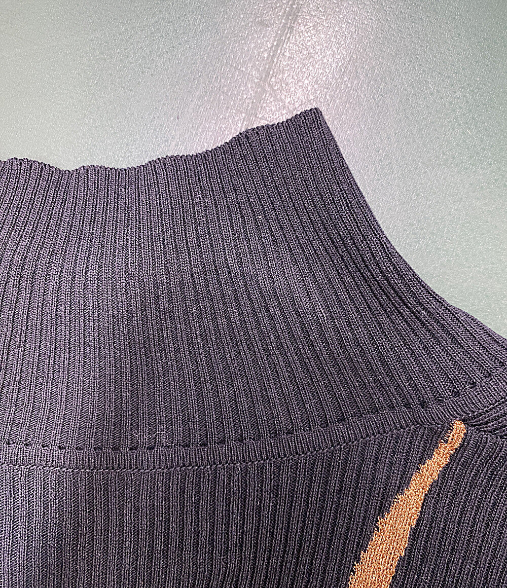 Mame Kurogouchi ニット Kintsugi High Neck Knitted Top 24AW MM24FW-KN078 レディース SIZE 1 マメクロゴウチ
