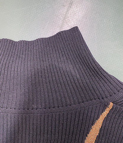 Mame Kurogouchi ニット Kintsugi High Neck Knitted Top 24AW MM24FW-KN078 レディース SIZE 1 マメクロゴウチ