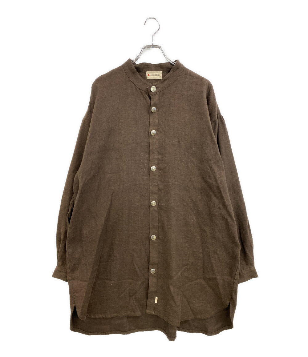 AMBERGLEAM アンバーグリーム リネンワンピース 1164131111 レディース SIZE XL