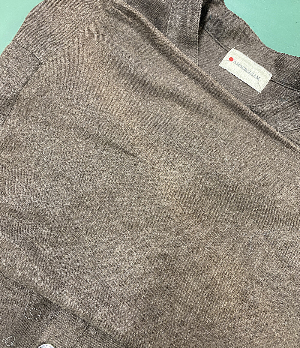 AMBERGLEAM アンバーグリーム リネンワンピース 1164131111 レディース SIZE XL
