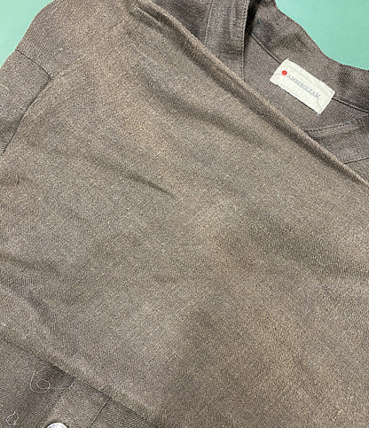 AMBERGLEAM アンバーグリーム リネンワンピース 1164131111 レディース SIZE XL