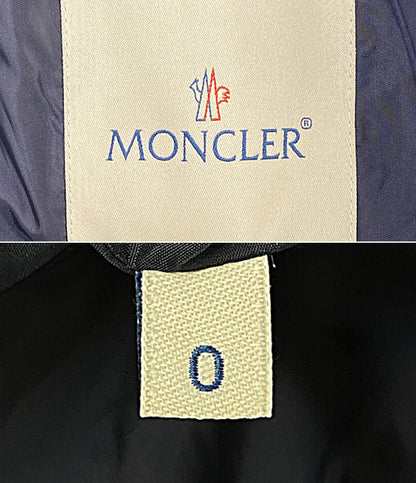 MONCLER コート MOUCHE ネイビー ベルト付 142-093-49345-00 レディース SIZE - モンクレール
