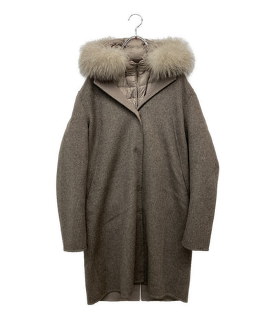 美品 MOORER ライナーダウンコート OME5205056 レディース SIZE 42 ムーレー