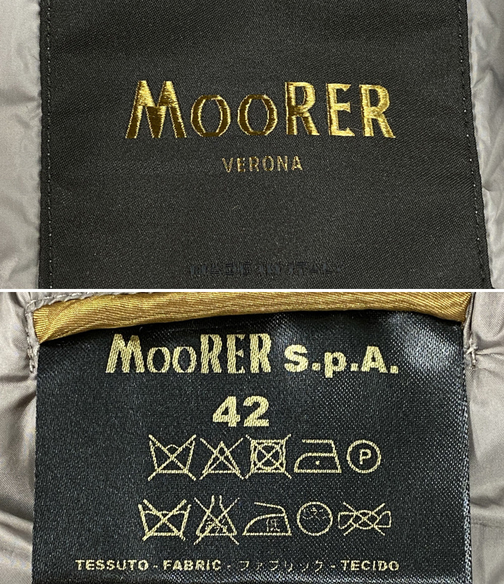 美品 MOORER ライナーダウンコート OME5205056 レディース SIZE 42 ムーレー