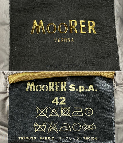 美品 MOORER ライナーダウンコート OME5205056 レディース SIZE 42 ムーレー